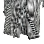 NWOT LRL Ralph Lauren Large Double Breasted Gingham Trench Coat Long Jacket Black Photo 5