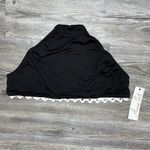 Anne cole  Women's Black/White Ric Rac Waistband Trim Bikini Swim Bottoms sz XL Photo 3