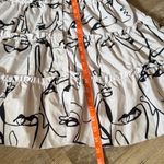 Stylish Women’s Dress with Abstract Print size S White Photo 2