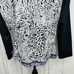 Chico's Women Leopard Black & Purple Open Front Long Sleeve Blazer Sz XL (3) Photo 10