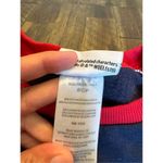 Friends crewneck sweater size small colorblock nostalgia y2k Blue Photo 4