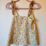 Scotch & Soda  Multi Colored Floral Ruffled Tank Top Womens S Beachy Summer Photo 6