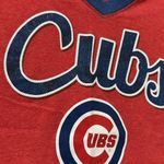Chicago Cubs MLB V Neck Baseball Tee General Merchandise Small Red Photo 4