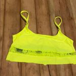 Beach Riot  Neon Yellow Bikini Top‎ nwot Photo 3