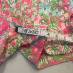 Lilly Pulitzer  Adie Shorts Southern Charm Pattern Size 4 Pink Green EUC Photo 3