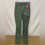 Spanx NWT Stretch Twill Ankle Cargo Pant in Soft Sage Green Size Small Photo 1