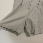 Rachel Zoe Tan Linen Blend High Waist Shorts size 10 Photo 1