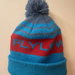 Flylow Gear OG Pom Torquoise Teal Unisex Beanie Hat Cap Rib Knit Ski Snowboard Blue Photo 0