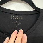 Kate Spade Broome Street Black Bell Sleeve Ponte Mini Dress Womens S Whimsigoth Photo 4