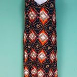 ZARA Tribal Print Open Back Slit Maxi Dress Photo 1