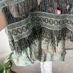 Vintage Shimmery Fringe Midi Maxi Dress Photo 3