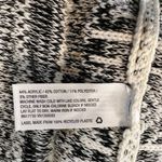 Knox Rose  Cream Pink Blue Knit Short Sleeve Fringe Cardigan Women's Size Large Photo 5