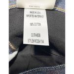 Goldsign The Curved Dark Wash Crop High Waisted Rise Tapered Jeans Serra Size 24 Blue Photo 13