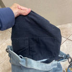 Latico Bianca Distressed Blue Leather Hobo Shoulder Bag Purse with Front Pocket Photo 6