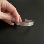 “I love snacks” cuff bracelet Silver Photo 0