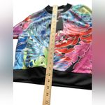 Nike Women's Floral Bomber Jacket Multicolor Size XS Zip Closure Photo 7