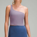Lululemon  Ribbed Nulu Asymmetrical Yoga Tank Top in Purple Ash Photo 0