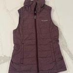 Columbia Dandi Camp Insulated Quilted Vest Women’s Small Maroon Red Mock Neck Photo 0