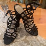 Vince Camuto  Naveena Caged Block Heel Sandal Black Photo 0