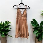 Zenana Outfitters Ridfle Lace Slip Dress Large Photo 1