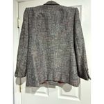 Dior Vintage Christian  Jacket Womens 12 Black Blazer Career Preppy Classic Gray Photo 6