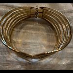 Goldtone hinge bracelet Gold Photo 1