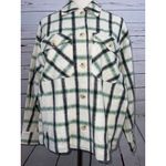 ZARA  Shacket Jacket Green Plaid Overshirt Button Front Shirt XS Extra‎ Small Photo 1