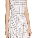 AQUA Windowpane Shirt Dress Photo 0