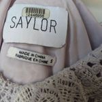 Saylor  Adwoa Lilac Floral Lace Mini Dress Sz S Photo 9