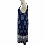 Haani Womens Paisley Design Sleeveless‎ Pullover Dress Medium Blue Photo 1