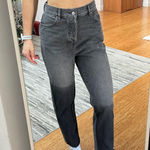 PacSun  Black High-Rise Straight Jeans Photo 0