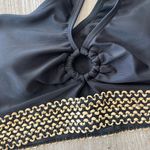 SheIn Womens Black Bikini / Rave Top - M Photo 2