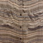 prAna Buenos Dias Striped Sleeveless Button Down Shirt Dress Large Adjustable Photo 3