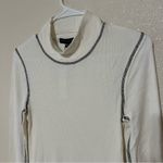 Sanctuary  white roadster thermal long sleeve mock neckline tee shirt NEW SMALL Photo 1