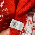 Lane Bryant Red White Nordic Classic Long-Sleeve Fair Isle Cardigan XL, NWOT Photo 5