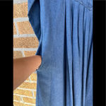 Laura Ashley  vintage denim maxi dress 6 Photo 6