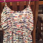 ❤️ Abstract Print Skater Dress White Size XS Photo 1