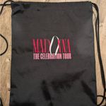 MADONNA CELEBRATION TOUR VIP DRAWSTRING BAG 2024 Black Photo 1