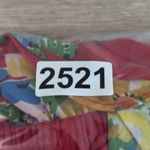 Ralph Lauren Lauren Shirt Womens Small Red Yellow Floral Black Label Peplum Y2K Photo 7