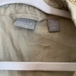 Kenar  Linen Button Dress Women Size 8 Beige Natural Summer Formal Wear Fashion Photo 2