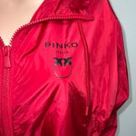 Pinko Pinko NWT Pinko Tango Red Guastalla Tela Tecnica Wind Breaker Zip Up Jacket Photo 1