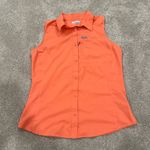 Columbia Sleeveless Women's Activewear Top Bright Peach Pink Size M Photo 6