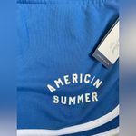 Universal Threads NWT Women's Mid-Rise Graphic Fleece Shorts - Universal Thread Blue Size XL Photo 1