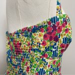 Anthropologie  Girl From Savoy Dress Halter Strapless Floral Garden Party Retro Photo 11