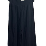 Paradise Jumpsuit Women M Black Strapless Smocked Travel Minimal Lagenlook Gauz Size M Photo 0