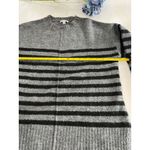 Current Air Striped Tunic Sweater Gray Black Long Sleeve Pullover XS Photo 2