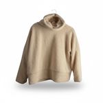 Tuckernuck Tan Teddy Fleece Rollins Pullover Medium Long Sleeve Oversize Pile Photo 5