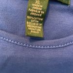 Ralph Lauren Blue Crewneck Side Buttons Long Sleeved Tee XL Cotton Size undefined Photo 6