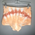 Aritzia TNA Women's Orange‎ Tie Dye Sweat Shorts Size Small Orange Photo 1