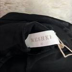 Meshki  Sofie Mini Rhinestone Strap Dress Black Photo 8